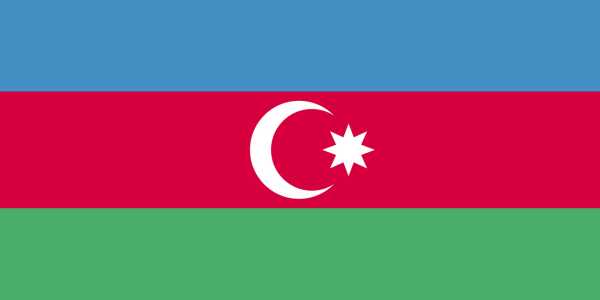Azerbaijan Flag