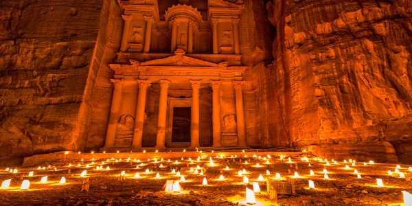 Petra by night