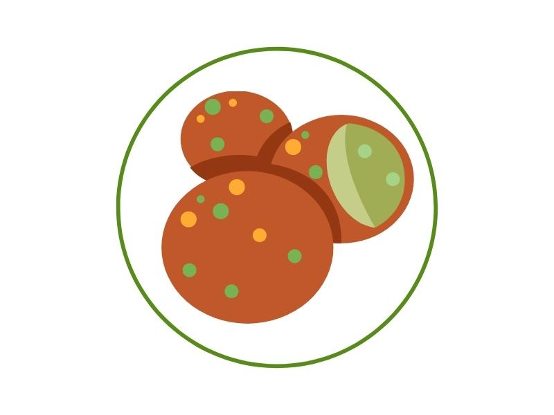 Falafel, Hummus and Foul