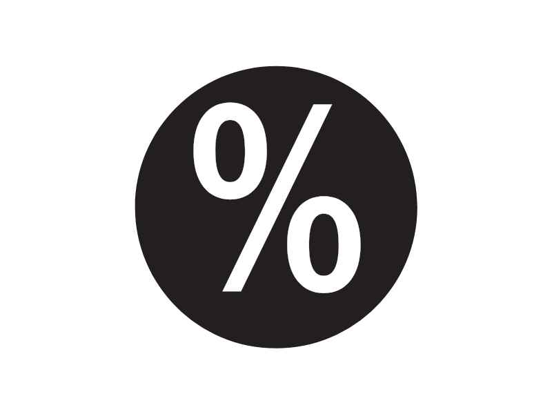 Untitled design - 2026-09-08T164944289 | Ordonna Guide Percent symbol on a dark circular background, representing discount or percentage